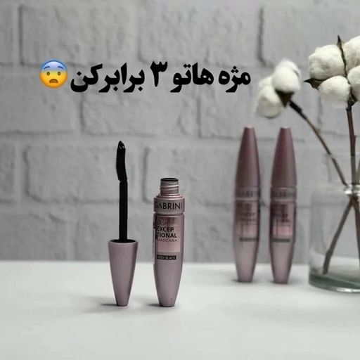 IMG_8577 ریمل حجم دهنده فوق مشکی گابرینی(اوورجینال)مدل Lash Exceptional - تصویر 1