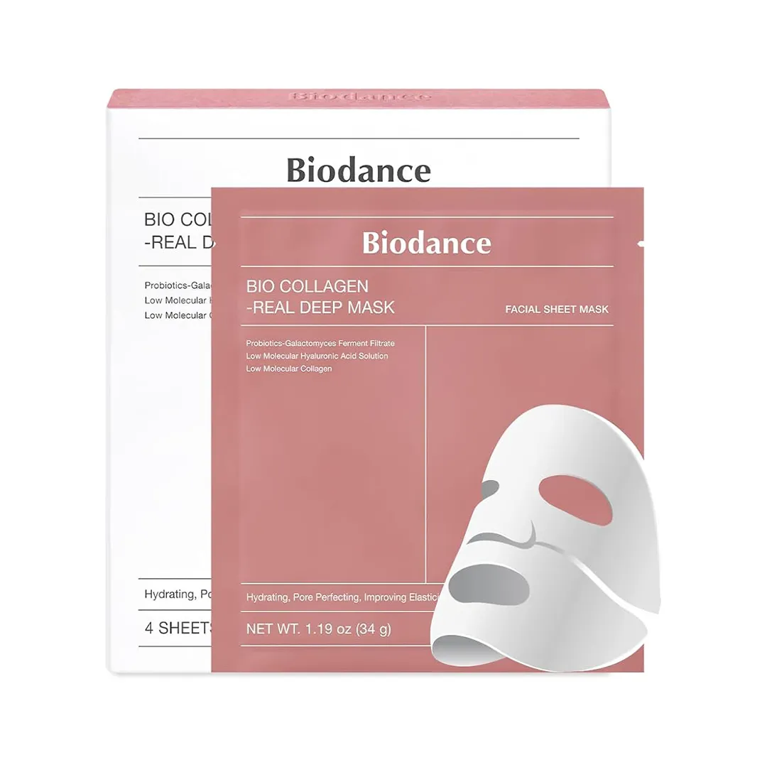 IMG_8595 ماسک ورقه ای بایودنس (کلاژن ساز و جوانساز)بایو کلاژن Bio Collagen اصل کره - تصویر 1