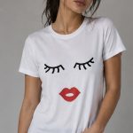 تیشرت طرح لبخند برند BAAZAAR