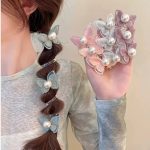 کش مو فنری پیکسل پروانه مرواریدی