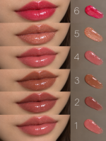 لیپ گلاس طرح کیکو برند میس لارا لیپگلاس نود Miss Lara رژلب خیس شاین - تصویر 5