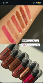لیپ گلاس طرح کیکو برند میس لارا لیپگلاس نود Miss Lara رژلب خیس شاین - تصویر 3