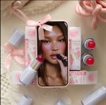 رژگونه شیشه ای ابنباتی حرارتی OLIBOLLA💕✨🍭 - تصویر 6
