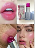 رژگونه شیشه ای ابنباتی حرارتی OLIBOLLA💕✨🍭 - تصویر 4